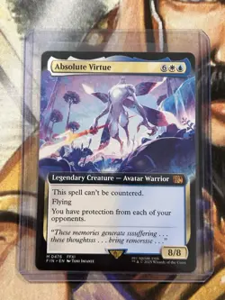 Absolute Virtue 0476 (Extended Art) Normal MTG FINAL FANTASY English - NM 🔥 - Image 3
