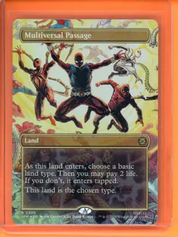 Marvel's Spider-Man Multiversal Passage (Borderless) Rare Foil #206 - Image 1