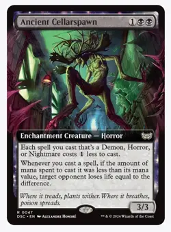 Ancient Cellarspawn (Extended Art) Commander: Duskmourn: House of Horror Regular - Image 1