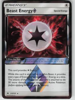 Pokemon TCG Beast Energy Prism Star Prism Rare SM - Forbidden Light 117/131 - Image 1