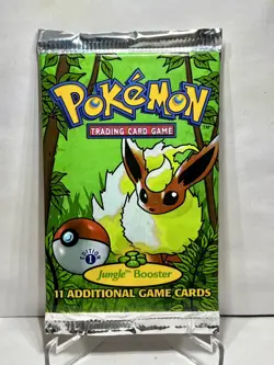 Wizards of the Coast First Edition 1st Edition Pokemon Jungle Booster Pack 742818060639 - Image 1