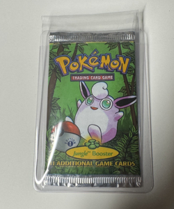 FACTORY SEALED 1999 Pokemon Jungle 1st Edition Booster Pack | Wigglytuff | WOTC - Image 2