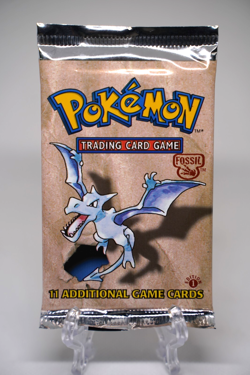 Pokemon TCG 1999 1st Edition Fossil Booster Pack Aerodactyl Art WOTC Sealed - Image 1