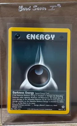 Darkness Energy 104/111 Neo Genesis 1st Edition Pokemon NM - Image 1