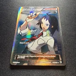 Pokemon TCG Cheren Full Art #148/149 Ultra Rare Card XY Boundaries Crossed 2012 - Image 2