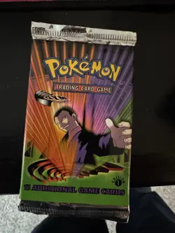 Pokemon 1st Edition Gym Challenge Booster Pack FACTORY SEALED WOTC - Image 1