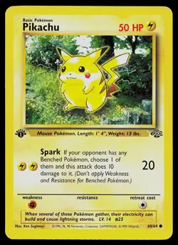 Pokemon Card - Pikachu Jungle 60/64 Common 1st Edition - Image 1