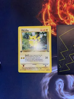 1st Edition Pikachu 60/64 Jungle🔥Pack Fresh🔥WoTC Pokemon 009💎NM++ Mint💎 - Image 2