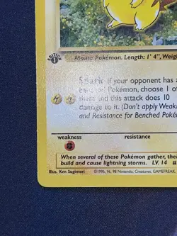 1st Edition Pikachu 60/64 Jungle🔥Pack Fresh🔥WoTC Pokemon 009💎NM++ Mint💎 - Image 3