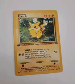 1st Edition Pikachu Pokemon Card Jungle Set 1999 - Image 1