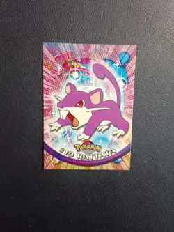 Carte Pokemon Rattata 19 TOPPS Serie 1 Francais - Image 1