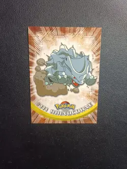 Carte Pokemon Rhinocorne 111 TOPPS Serie 2 Francais - Image 1