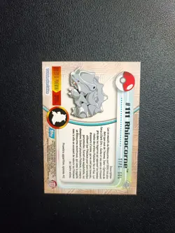 Carte Pokemon Rhinocorne 111 TOPPS Serie 2 Francais - Image 2