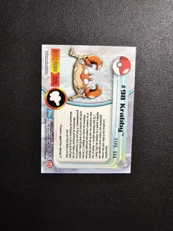 Carte Pokemon Krabby 98 TOPPS Serie 2 Francais - Image 2