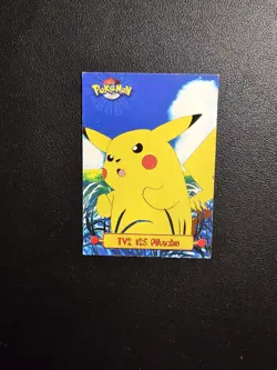 Carte Pokemon Pikachu TV2 Serie 1 TOPPS Francais - Image 1