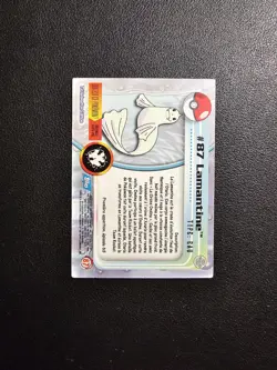 Carte Pokemon Lamantine 87 TOPPS Serie 2 Francais - Image 2
