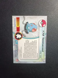 Carte Pokemon # 72 Tentacool TOPPS TV animation - Image 2