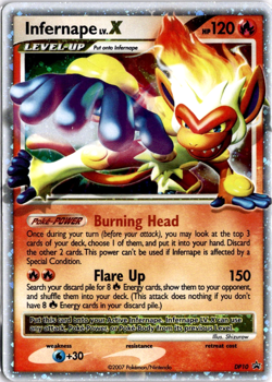 Infernape Lv.X DP10 Pokemon Diamond and Pearl Promos Holo Rare MP - Image 1