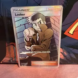 Looker 152/156 Ultra Prism Full Art Holo Pokemon Trading Card Game - Image 1