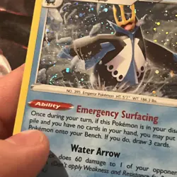 Swirl 🌀 Cosmo Holo Pokemon Empoleon 037/172 Sword & Shield MP - Image 3