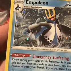 Swirl 🌀 Cosmo Holo Pokemon Empoleon 037/172 Sword & Shield MP - Image 5