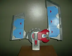 1996 Yugioh Duel Disk Launcher Toy w/ lights good working condition plastic - Image 1