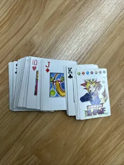 Vintage Yu-Gi-Oh! Poker Playing Card Deck Officially Licensed 52-Cards OPENED - Image 1