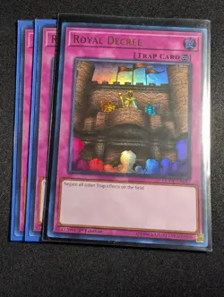 Yugioh - 3x Royal Decree DUDE-EN051 1st Edition Ultra Rare NM - Image 1