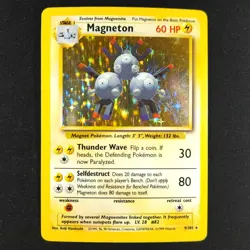 Magneton 9/102 Holo - Base Set - Pokemon Card - Image 1