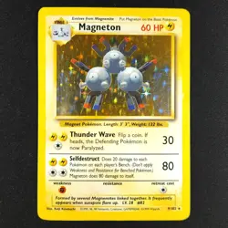 Magneton 9/102 Holo - Base Set - Pokemon Card - Image 3