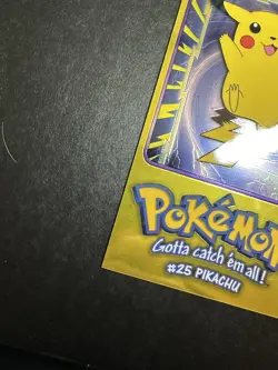 Pokemon Pikachu #25 Topps TV Animation Edition 1 Of 5 Jumbo Card Holo LP - Image 5