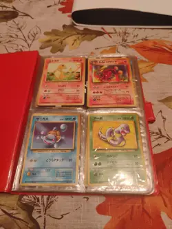 Childhood Pokemon Cards Japaense Cards W/ Vintage Binder - Image 2