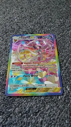 NEW ~ ART CARD ~ Pokemon Pocket TCG Sylveon EX Illustration Immersive TEXTURED - Image 4