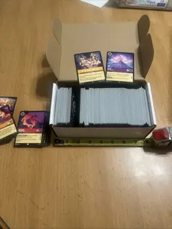 Disney Lorcana Bulk Lot - Azurite Sea/Shimmering Skies. 500 Cards. Unsleeved. - Image 2