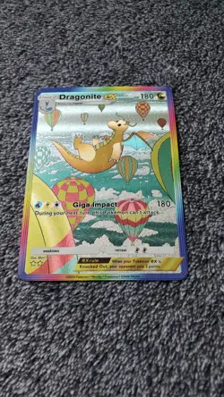 NEW ~ ART CARD ~ Pokemon Pocket TCG Dragonite EX Illustration Immersive TEXTURED - Image 3