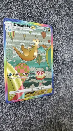 NEW ~ ART CARD ~ Pokemon Pocket TCG Dragonite EX Illustration Immersive TEXTURED - Image 4