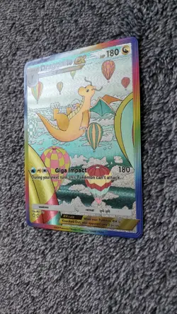 NEW ~ ART CARD ~ Pokemon Pocket TCG Dragonite EX Illustration Immersive TEXTURED - Image 5