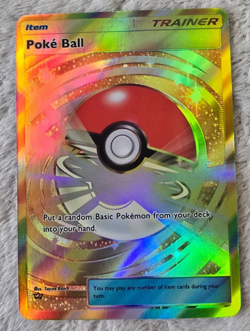 ART CARD ~ Pokemon Pocket TCG Poke Ball GOLD CROWN Illustration Immersive HOLO - Image 1