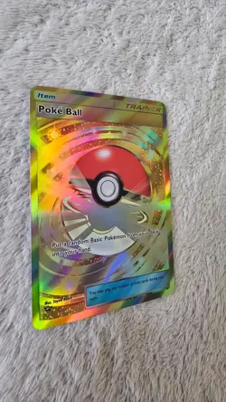 ART CARD ~ Pokemon Pocket TCG Poke Ball GOLD CROWN Illustration Immersive HOLO - Image 5