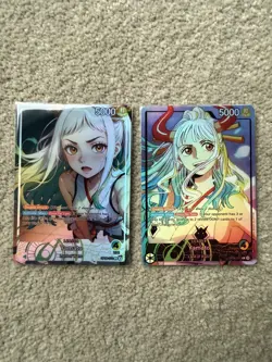 One Piece Tcg OP06-022 Blue Green Yamato Deck core cards with custom leader x2 - Image 2