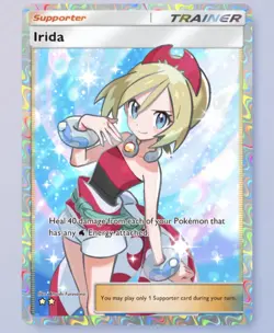 Pokemon Tcg Pocket Trade Card Irida 2 🌟 Star Trainer Card - Eng - Image 1