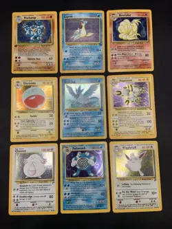 Vintage Pokemon Card Lot - Rare Holo Collection - WOTC Era Only - MP/HP - Image 1