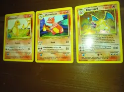 Pokemon 3 Card LOT Charizard Charmeleon Charmander Holo 3/110 37/110 70/110 - Image 2