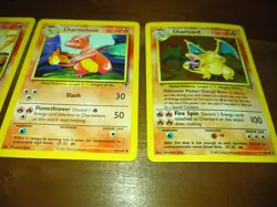 Pokemon 3 Card LOT Charizard Charmeleon Charmander Holo 3/110 37/110 70/110 - Image 3