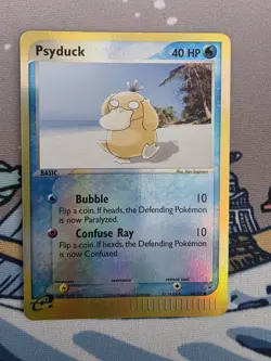 Pokemon TCG Psyduck Reverse-Holo Card 44/95 Team Magma vs Team Aqua - Image 1