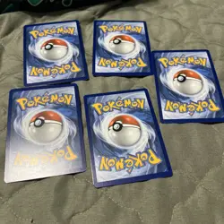 Mega Evolutions 5 Card Reverse Holo Lot - Image 2