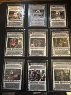 Star Wars ccg decipher Endor Card Lot - Han Solo Chewbacca C3P0 More - Foils! - Image 1