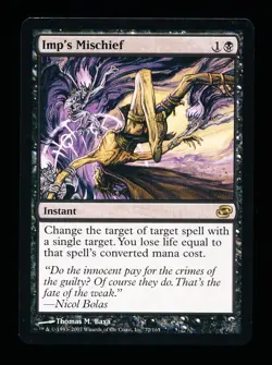 * * 1x Imp's Mischief x1 * * Planar Chaos MTG NM Near Mint or Close - Image 1