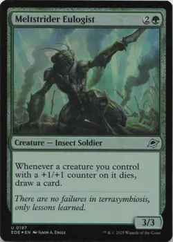 Meltstrider Eulogist - FOIL - U Edge of Eternities 197 - MTG - Image 1