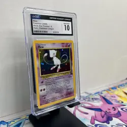 CGC 10 GEM MINT - SWIRL!!! - Mew Black Star Promo #9 Holo Pokemon League 2000 - Image 2